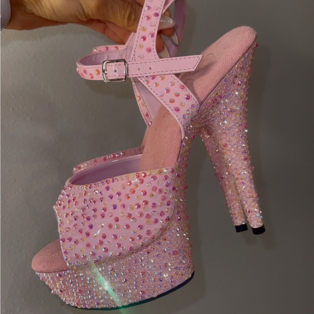 Custom Bedazzled Pleaser Heels (FMG/WBFF)
